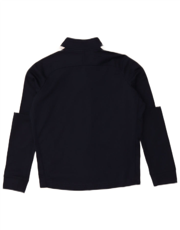 Nike Boys Dri Fit Chándal Top Chaqueta 8-9 años Pequeño Azul Marino