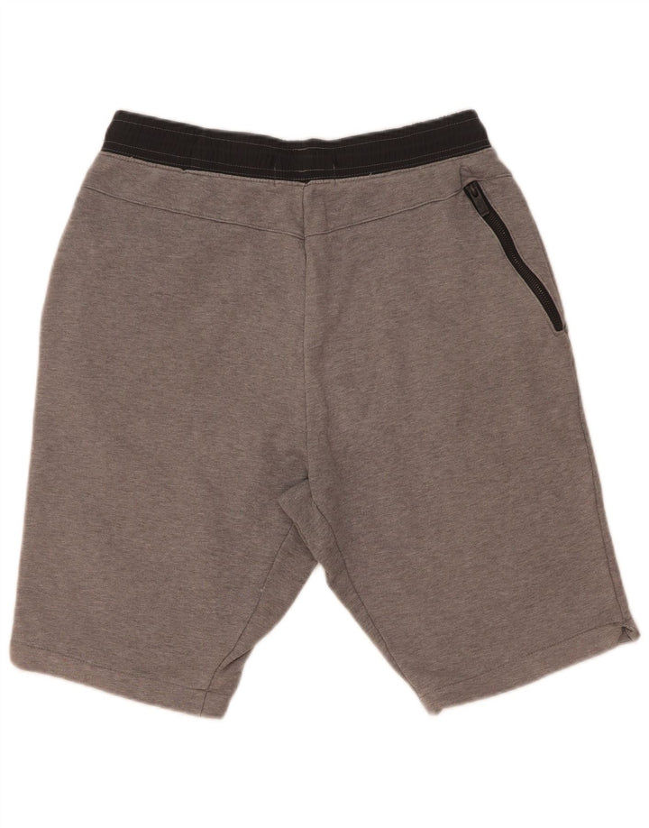 Pantalones cortos deportivos Nike de algodón color block en gris medio para hombre