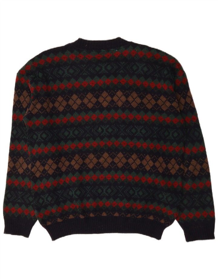 Marks & Spencer - Jersey de cuello redondo para hombre, talla grande, multicolor