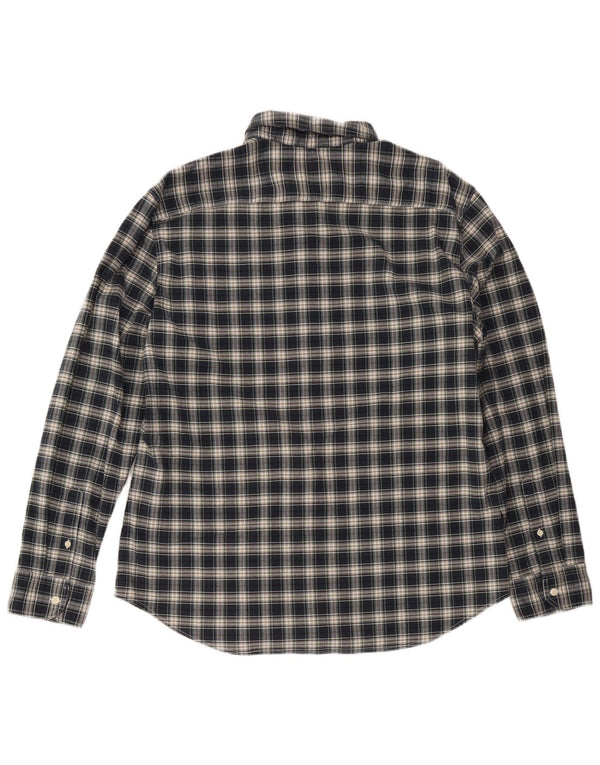 Levi's Camisa ajustada para hombre 2XL Algodón a cuadros azul marino