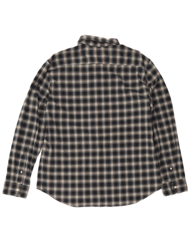 Levi's Camisa ajustada para hombre 2XL Algodón a cuadros azul marino