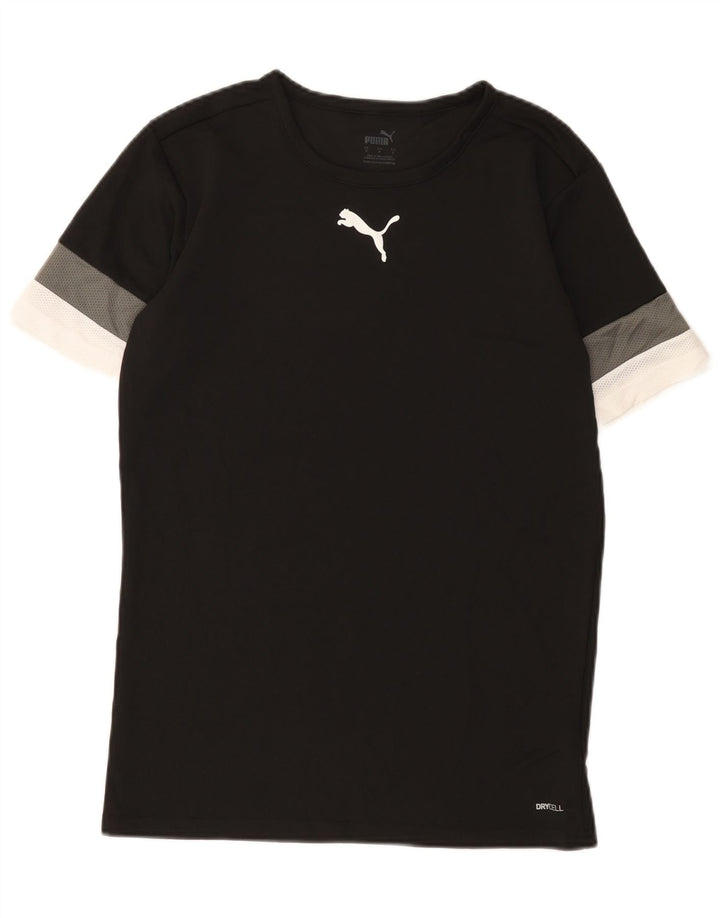 Puma Hombre Camiseta Top Small Negro Colorblock Poliéster