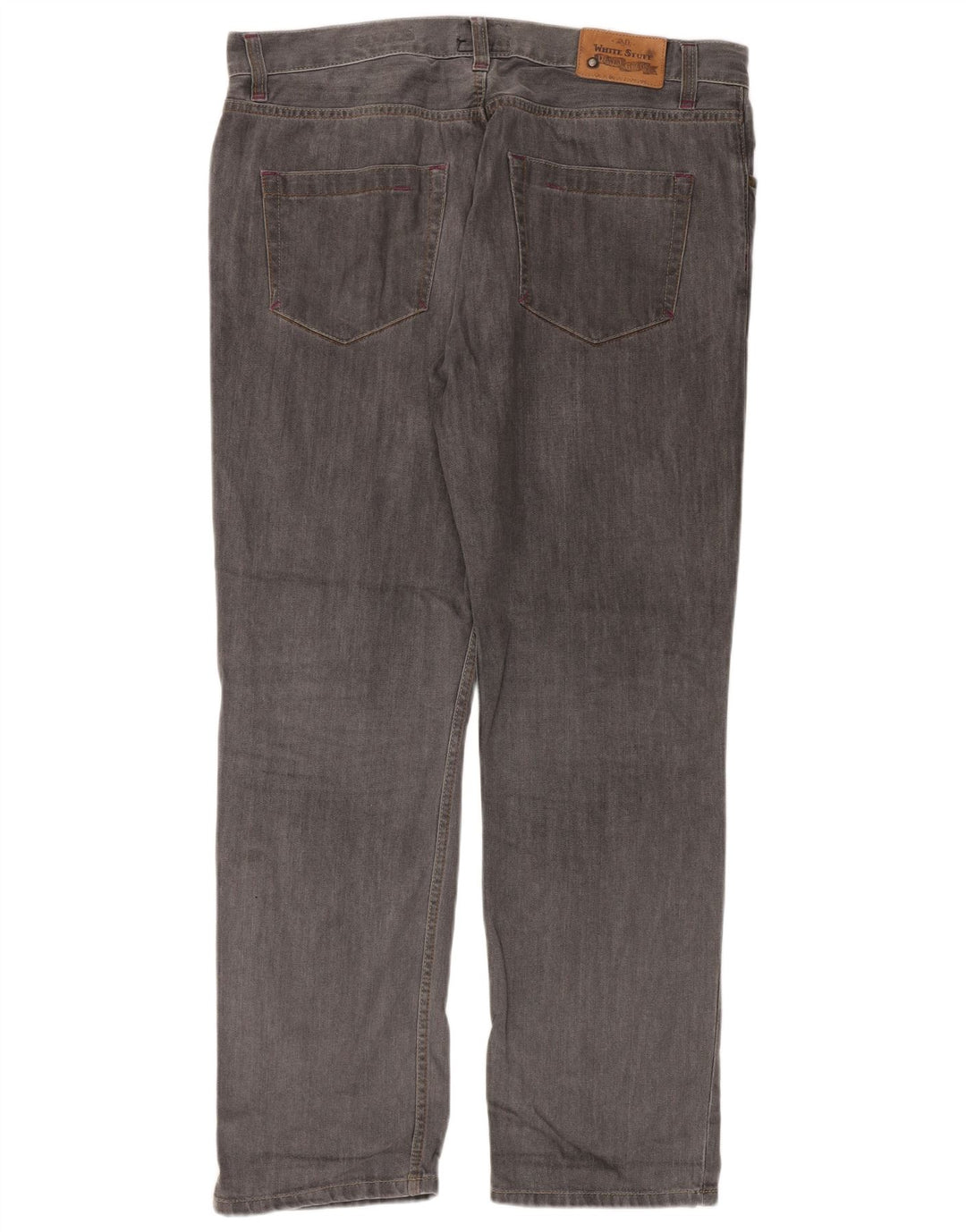 Vaqueros rectos para hombre White Stuff W38 L32 Algodón gris
