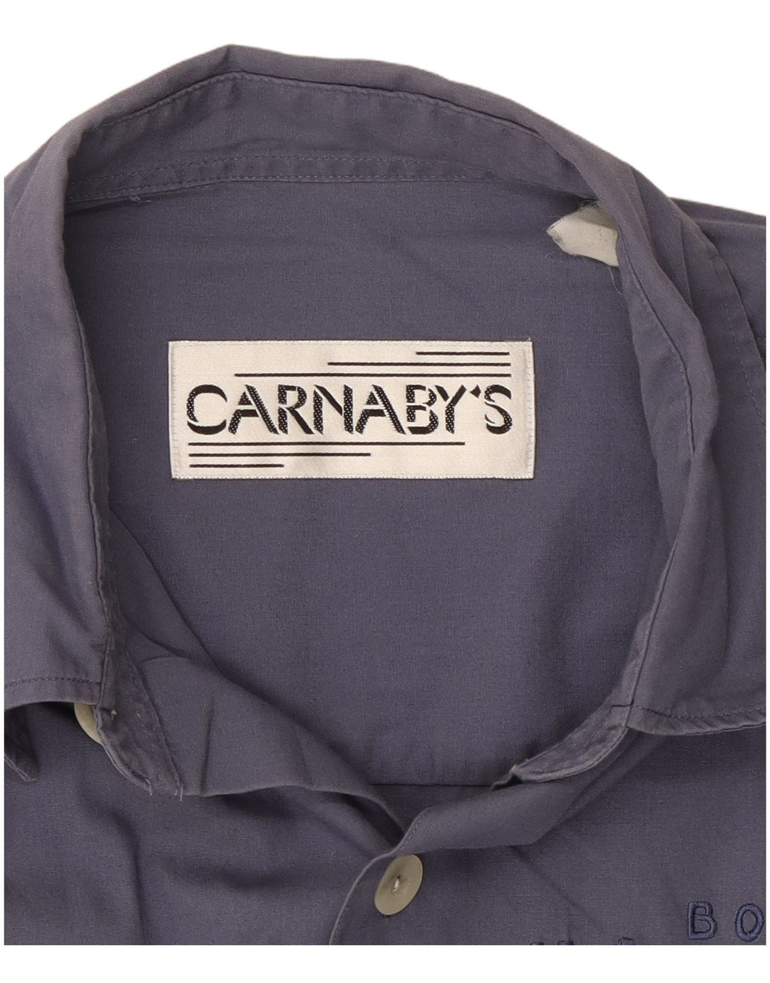 CARNABY'S Camisa gráfica para hombre grande azul marino