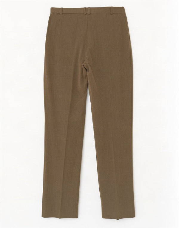 Marks & Spencer Pantalones Casuales Rectos para Mujer UK 10 Small W28 L29 Caqui