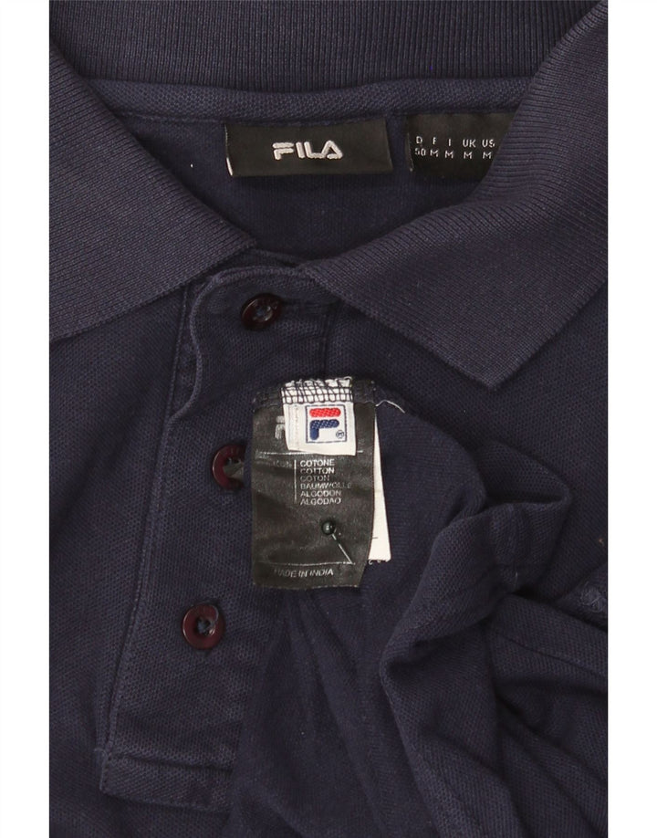 Fila Polo Hombre Algodón Azul Marino Mediano