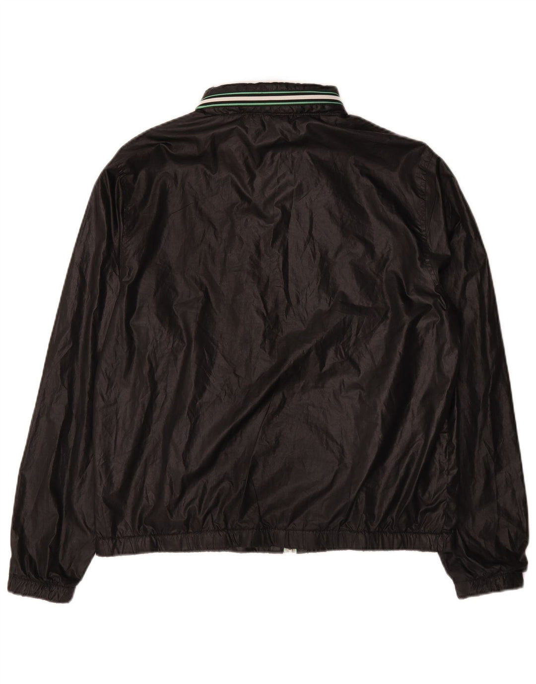 Converse Chaqueta cortavientos para hombre UK 42 XL Poliéster negro