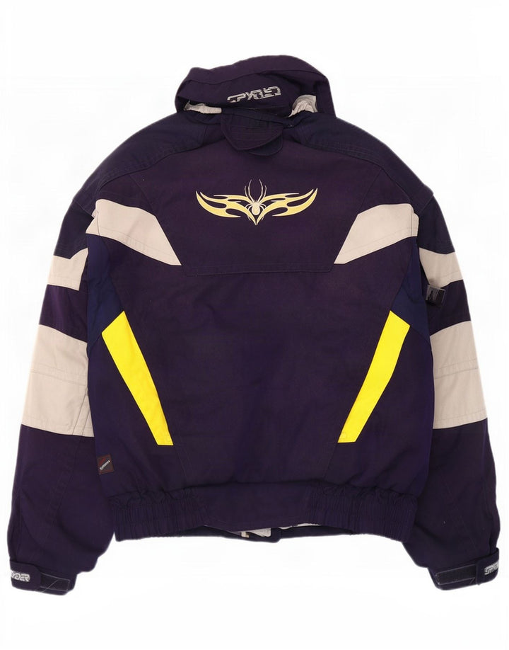 Spyder Chaqueta de esquí gráfica para hombre UK 42 XL Azul marino Colorblock Poliéster