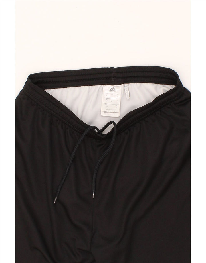 ADIDAS Mens Sport Shorts Small Black Polyester Vintage Adidas and Second-Hand Adidas from Messina Hembry 