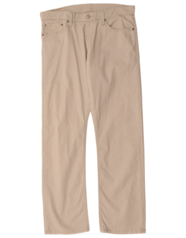 Levi's Mens 514 Pantalones Casuales Rectos W34 L32 Algodón Blanco