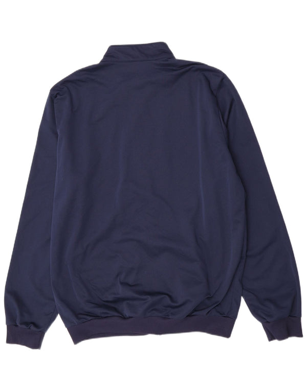 Errea Mens Chándal Top Chaqueta Grande Azul Marino Colorblock
