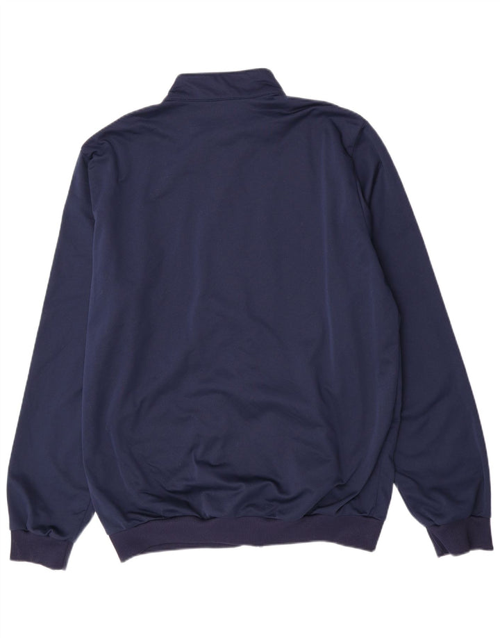 Errea Mens Chándal Top Chaqueta Grande Azul Marino Colorblock