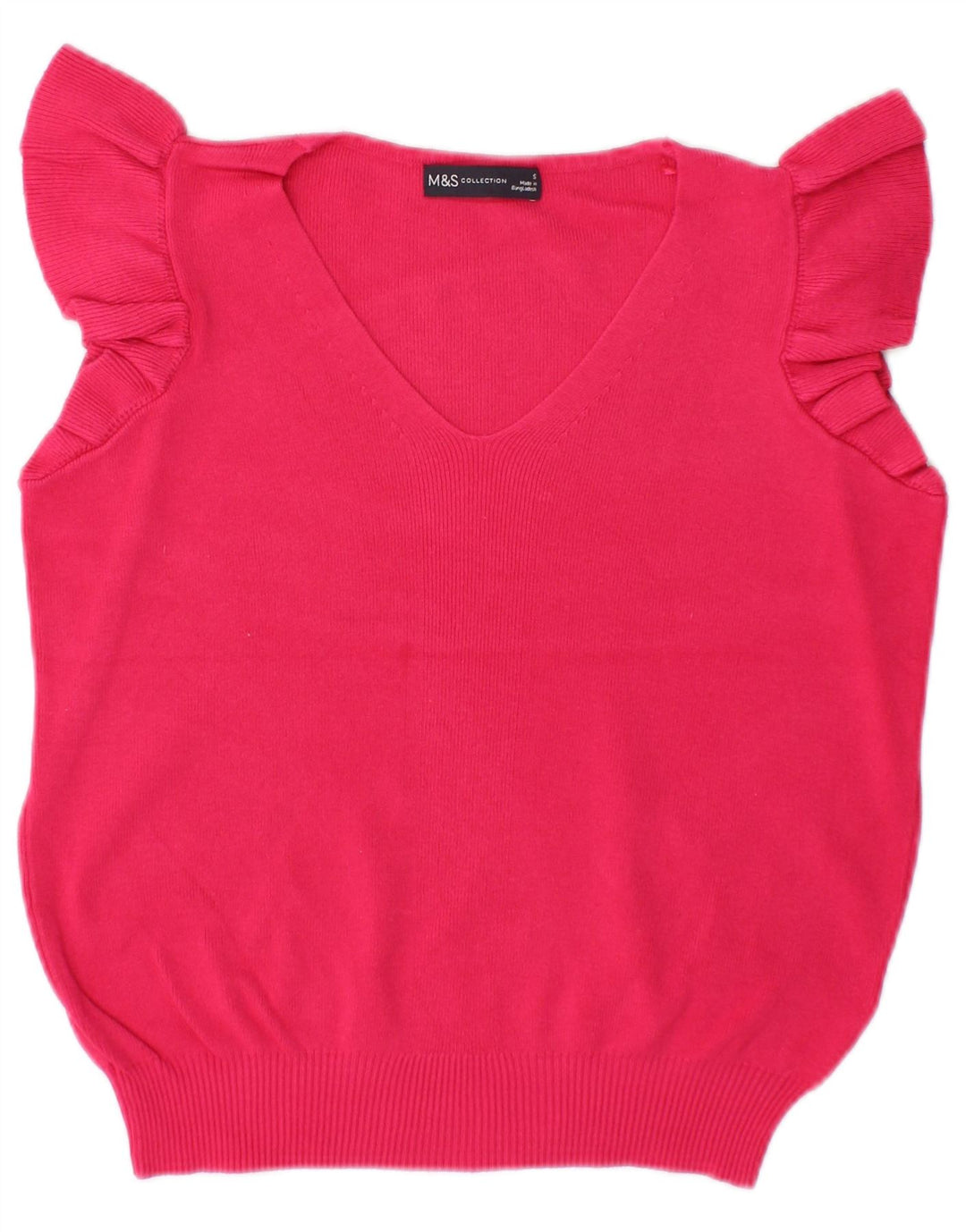 Marks & Spencer - Camiseta sin mangas para mujer, talla grande, color rosa