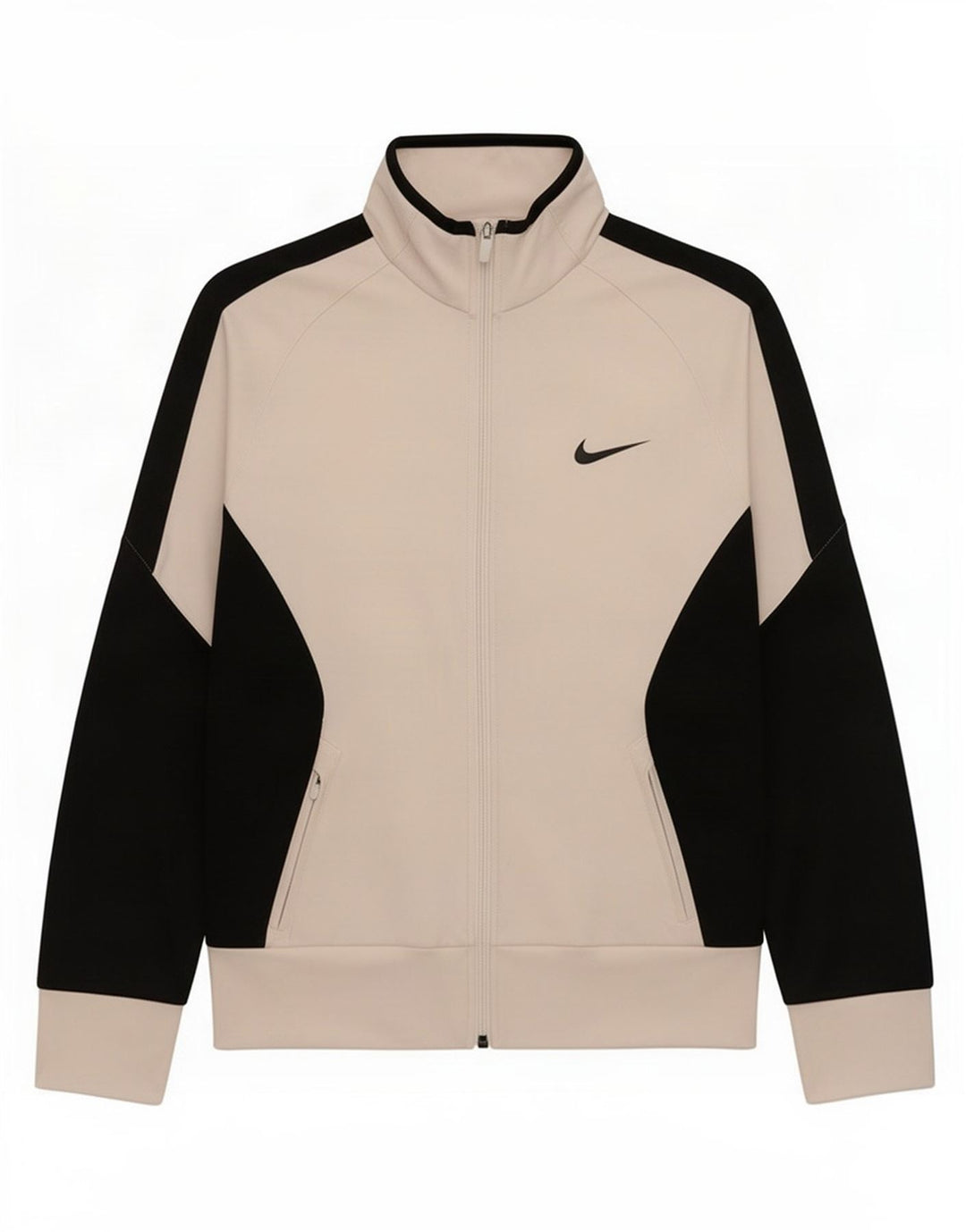 Nike - Chaqueta de chándal Dri Fit para mujer, talla 40, talla mediana, color blanco