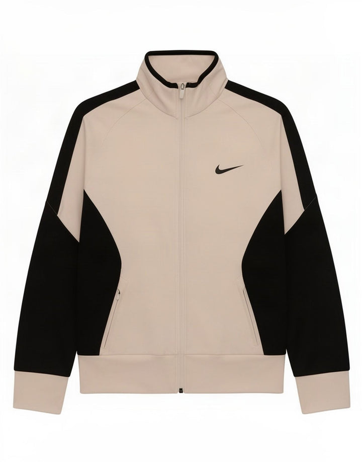 Nike - Chaqueta de chándal Dri Fit para mujer, talla 40, talla mediana, color blanco