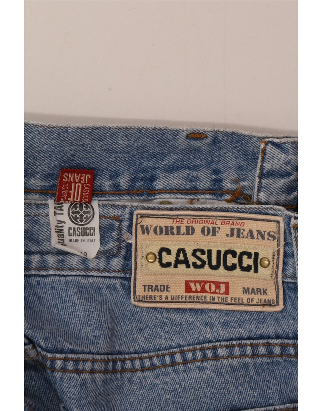 Casucci Jeans cónicos para hombre IT 48 Medium W30 L33 Algodón azul