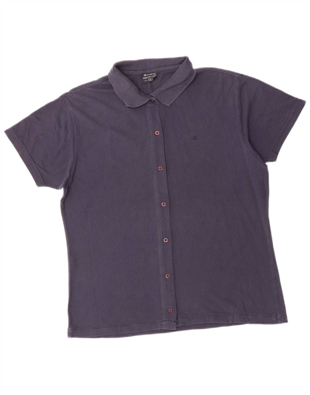 CHAMPION Blusa de manga corta para mujer UK 40 XL Azul marino