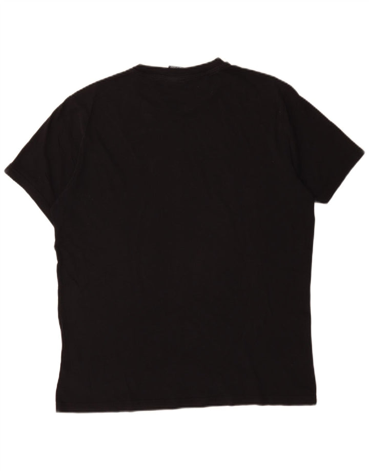 Champion Camiseta Hombre Top Grande Algodón Negro