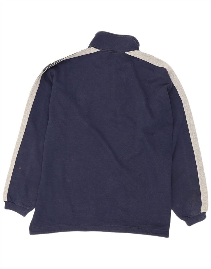 Champion Sudadera Con Estampado Gráfico Jumper Medium Azul Marino Colorblock