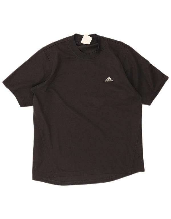 Adidas Camiseta Hombre Top UK 36/38 Small Negro Poliéster