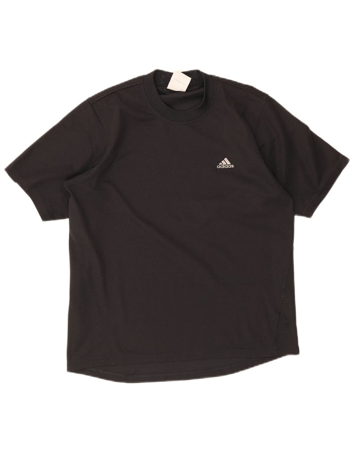 Adidas Camiseta Hombre Top UK 36/38 Small Negro Poliéster