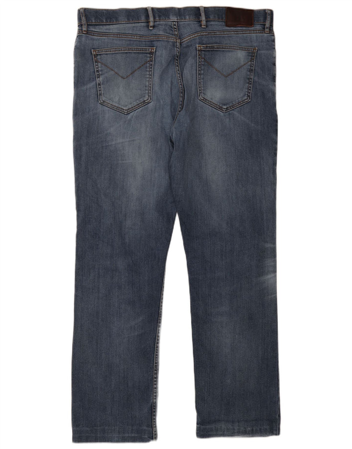 Marks & Spencer Vaqueros rectos de corte regular para hombre W40 L33 Algodón azul