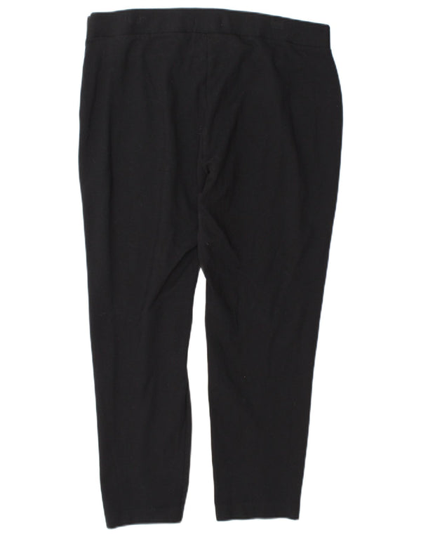 Marks & Spencer Pantalones cortos ajustados para mujer UK 46 Large W34 L25 Negro