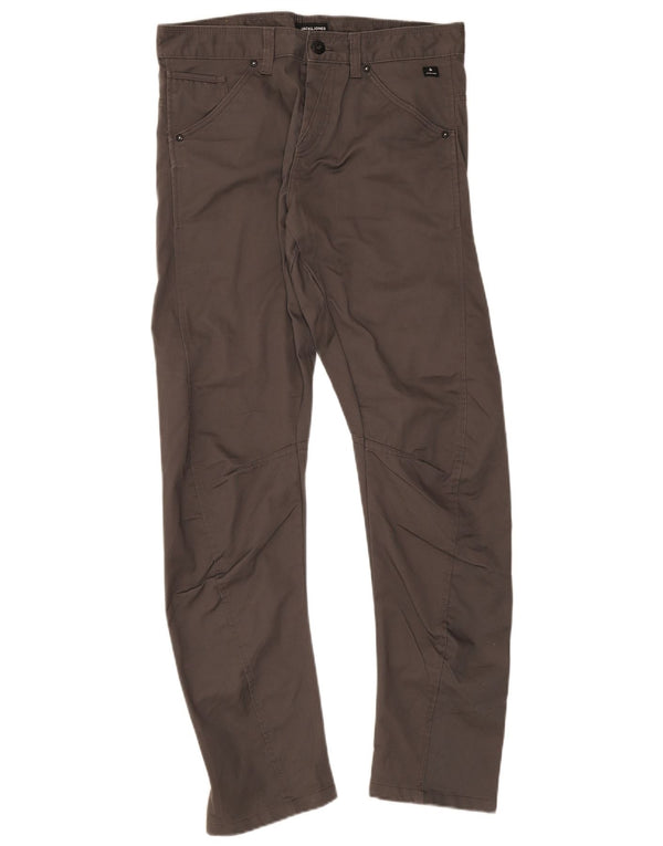 Jack & Jones Mens Banana Casual Pantalones W32 L34 Poliéster Gris
