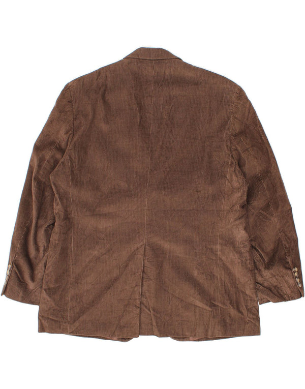 DOCKERS Chaqueta de pana para hombre US 48 4XL Algodón marrón
