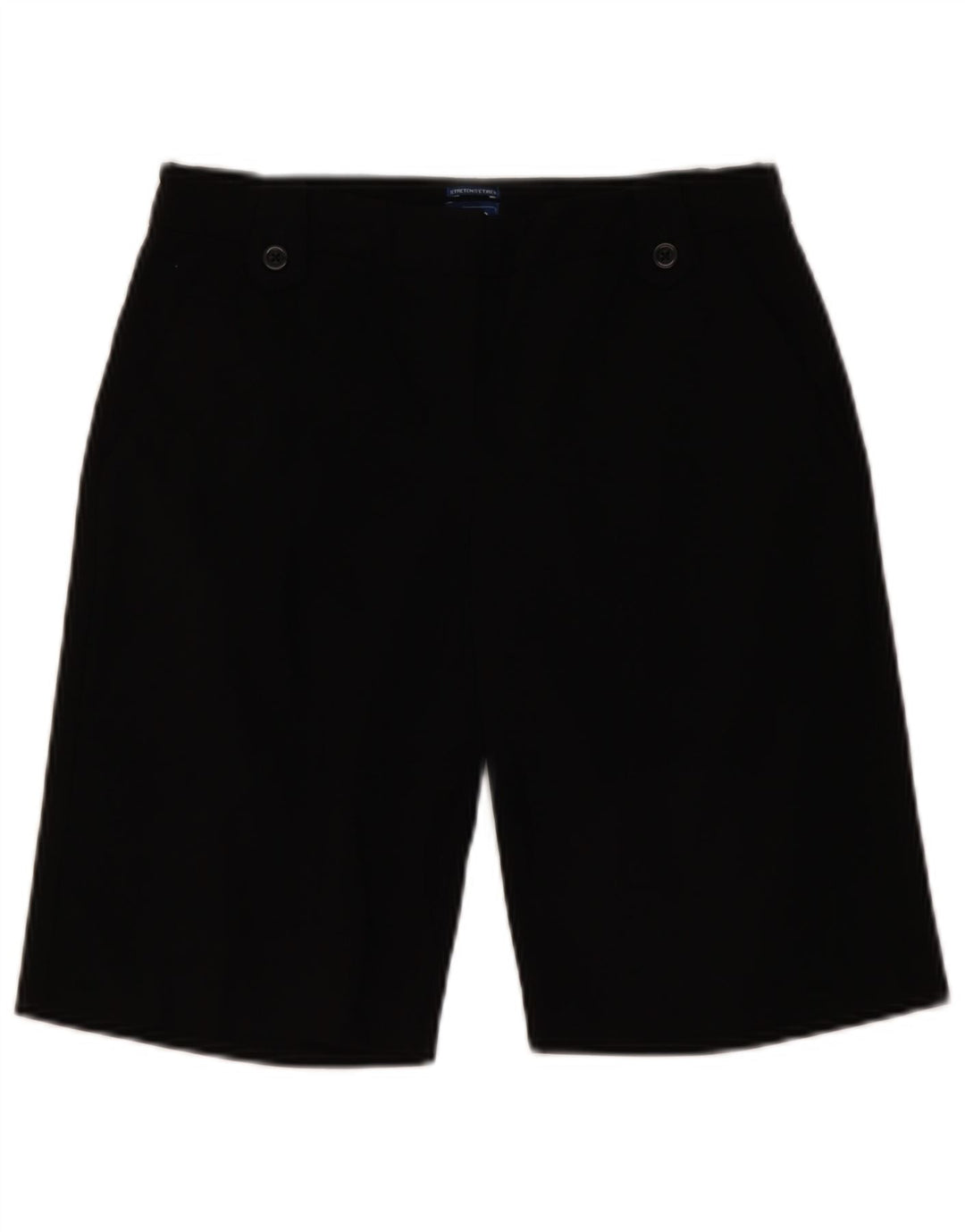 Izod Pantalones cortos chinos para mujer US 2 XS W28 Rayón negro
