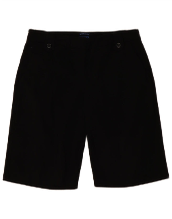 Izod Pantalones cortos chinos para mujer US 2 XS W28 Rayón negro