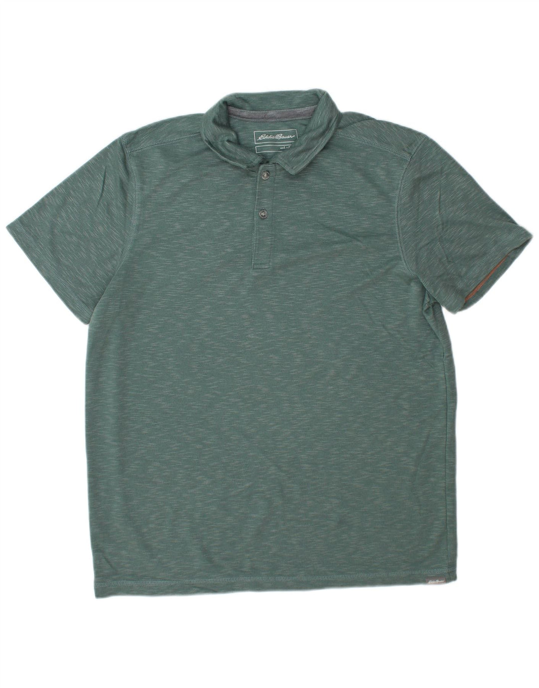 EDDIE BAUER Polo para hombre grande verde moteado modal