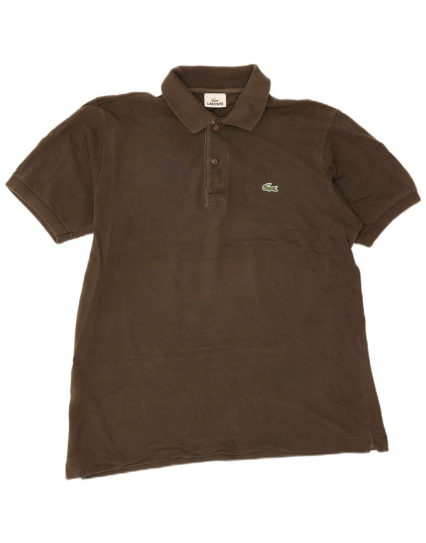 Polo Lacoste para hombre talla 4 mediano algodón caqui