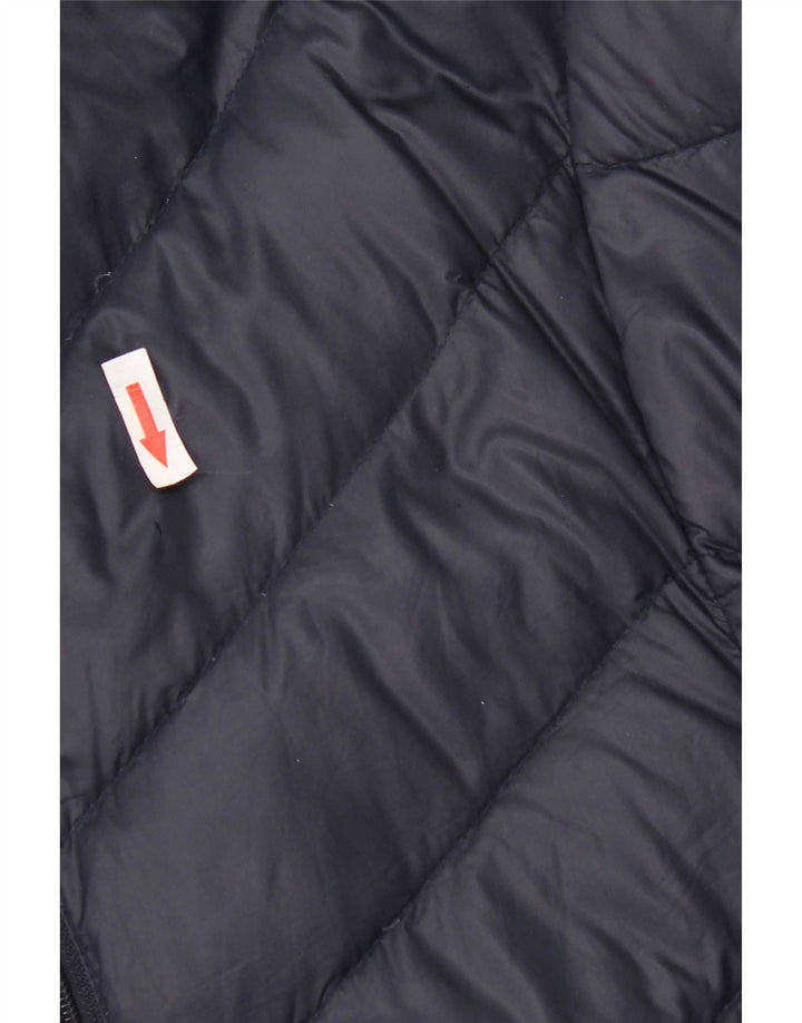 Calvin Klein Abrigo acolchado para mujer UK 46 Large Nylon azul marino