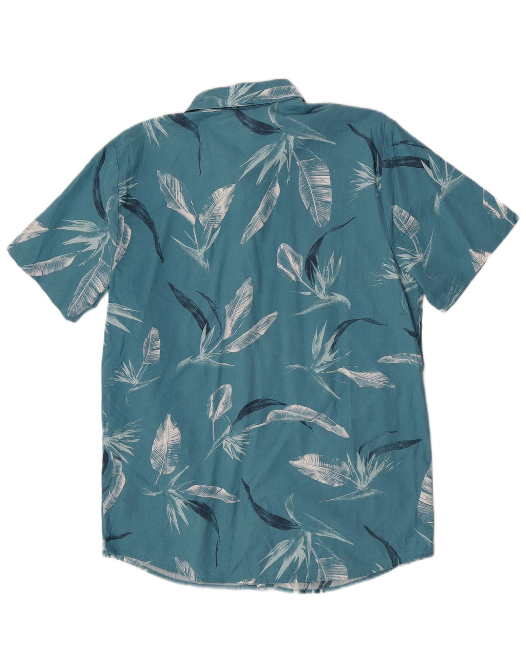 Camisa Volcom Hombre de manga corta de algodón floral azul medio