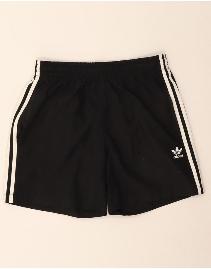 Pantalón Corto Deportivo Adidas Hombre Mediano Negro Poliéster