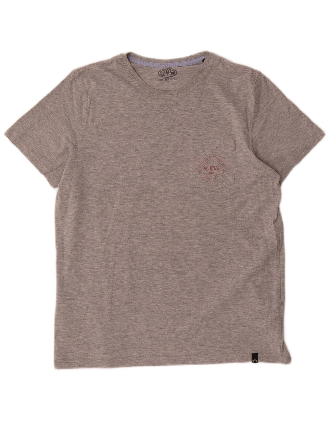 Animal Camiseta gráfica para hombre Top Algodón gris medio
