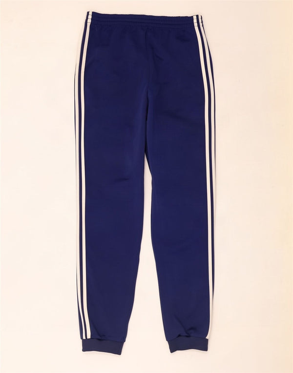 Adidas Pantalones de chándal para hombre Joggers UK 38/40 Azul medio Poliéster