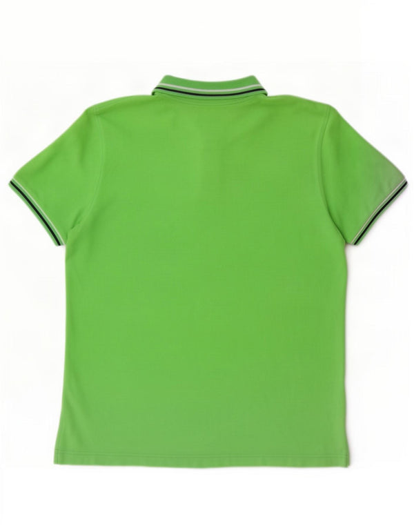 Lotto Polo Hombre XL Algodón Rayas Verde