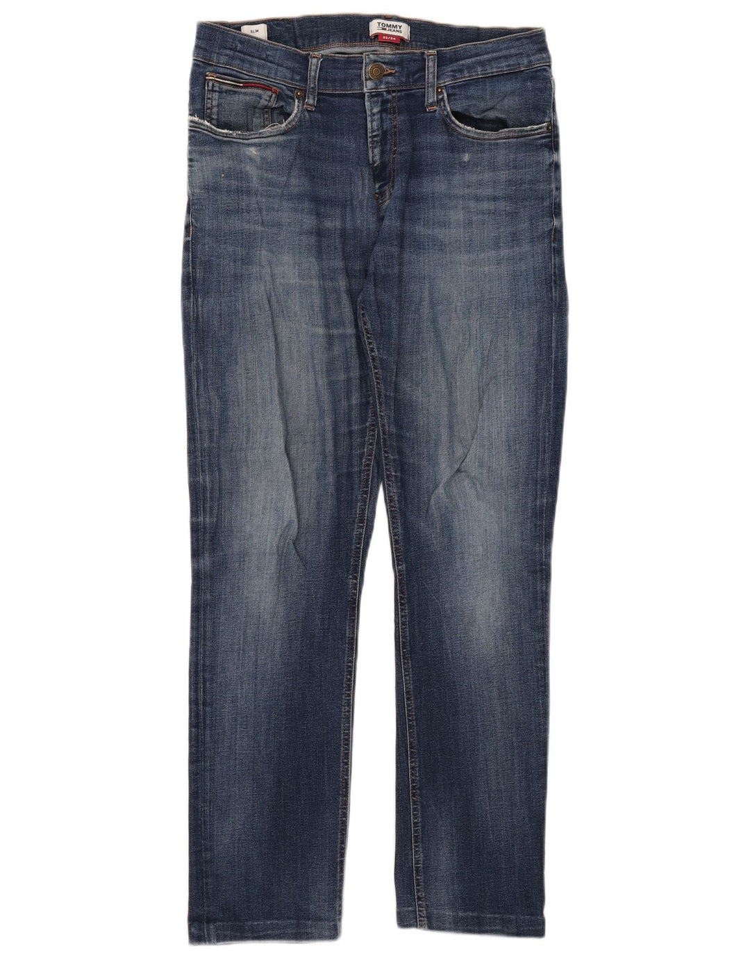 Tommy Hilfiger Vaqueros ajustados para hombre W32 L29 Azul
