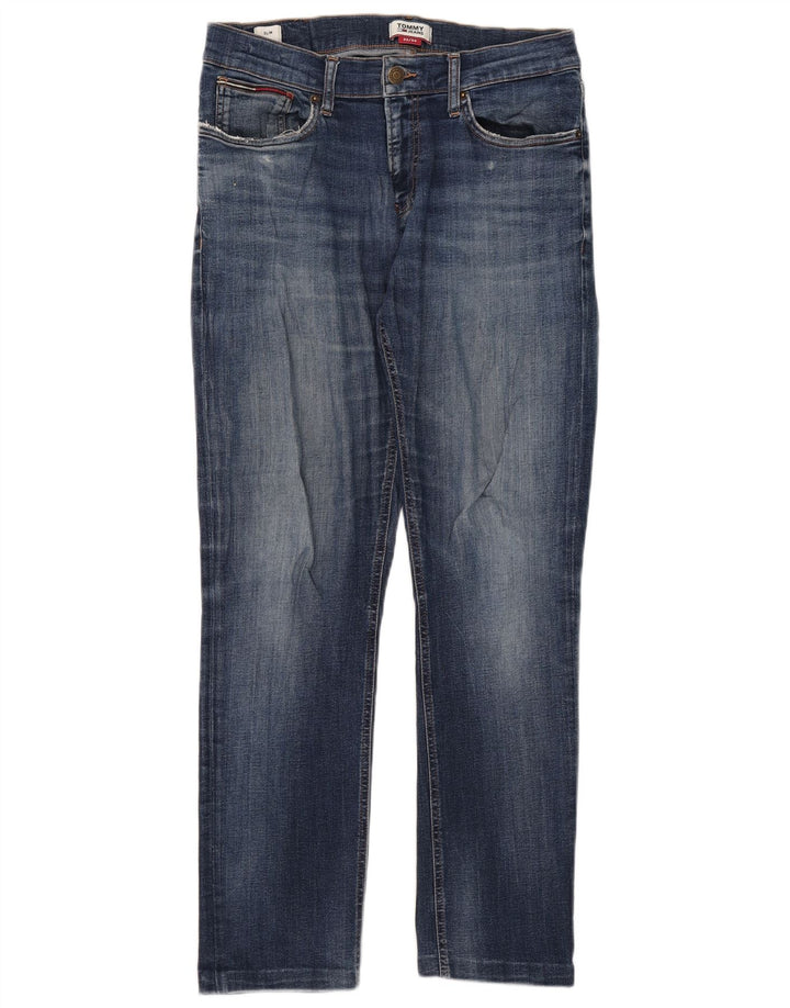 Tommy Hilfiger Vaqueros ajustados para hombre W32 L29 Azul