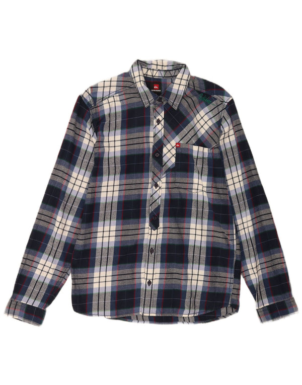 Quiksilver Camisa Franela Niño 15-16 Años Cuadros Azul Marino