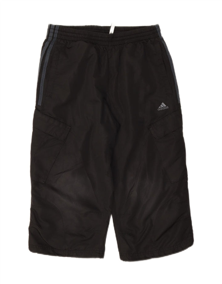 Adidas Mens Clima Proof Bermuda Sport Shorts Pequeño Negro Poliéster