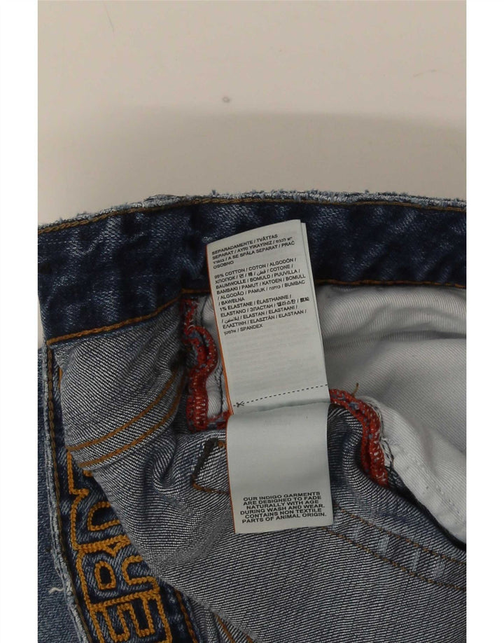 Superdry Vaqueros Rectos Para Hombre W34 L29 Algodón Azul