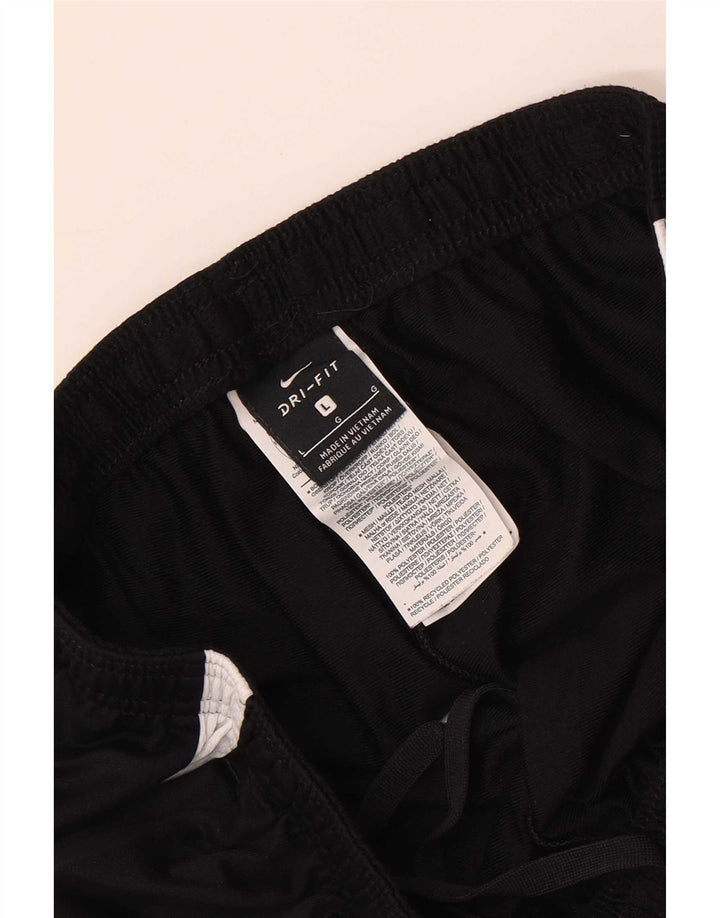 Pantalones de chándal Nike Dri Fit para hombre Talla Grande Color negro combinado Poliéster