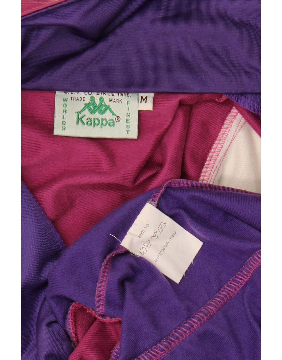 KAPPA Chaqueta superior de chándal gráfico para mujer UK 40 Mediano Multicolor