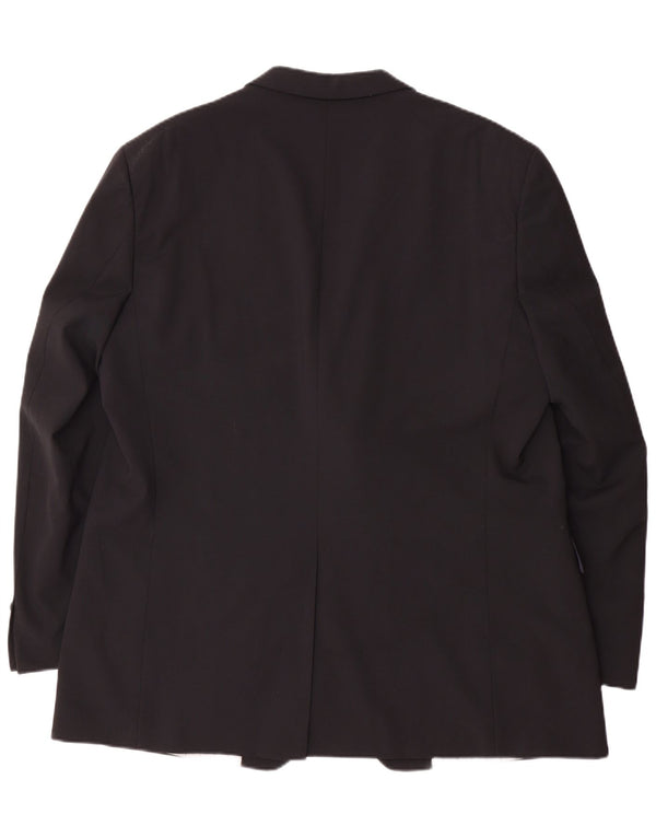 DOUGLAS Chaqueta tipo blazer de 2 botones para hombre UK 46 3XL Poliéster negro