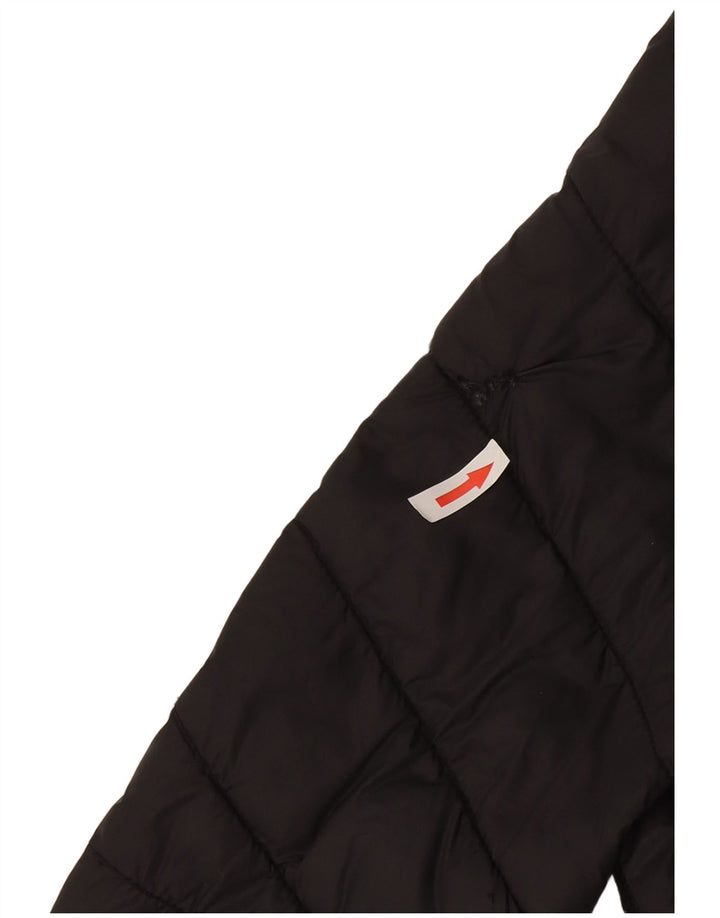 Chaqueta acolchada con capucha para mujer Fat Face UK 46 Large Nylon negro