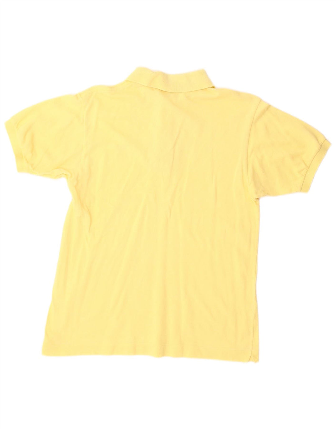 Polo Lacoste para hombre talla 3 pequeño algodón amarillo