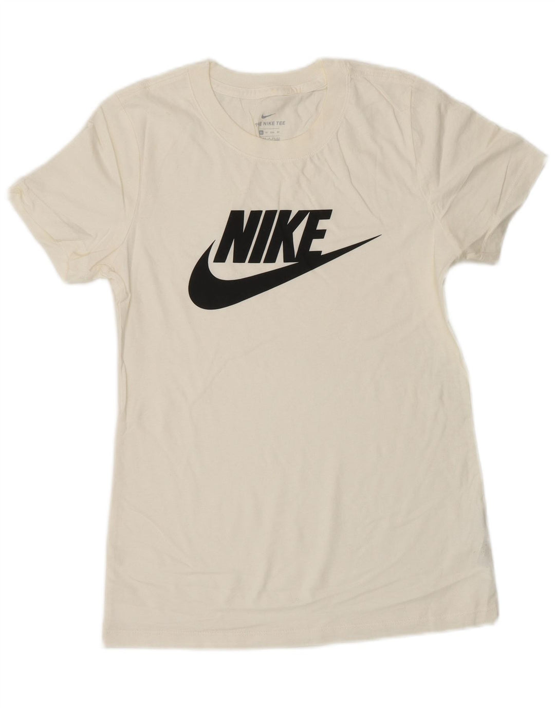 NIKE Camiseta gráfica para mujer UK 6 XS Blanco